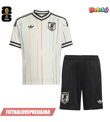 Lacne Dětský Futbalové dres Japonsko MS 2026 Krátky Rukáv - Preč (+ trenírky)